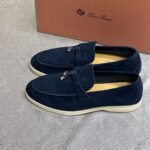 Loro Piana Summer Charms Walk Loafer Suede